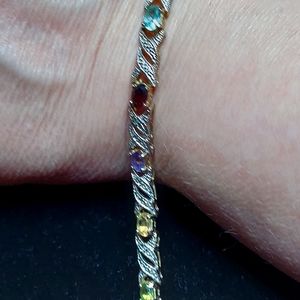 Gold,Diamond and Gemstone bracelet